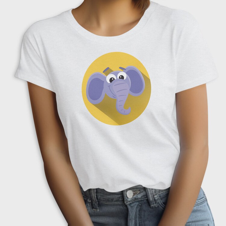 Elephant Icon Art, Tricou Femei