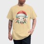 Christmas Bunny Watercolor, Tricou Barbati (Unisex)
