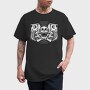 Speakers And Skulls Hand Drawn, Tricou Barbati (Unisex)
