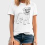 Pug Dog, Tricou Barbati (Unisex)