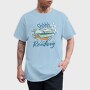 Retro Flower Books, Tricou Barbati (Unisex)