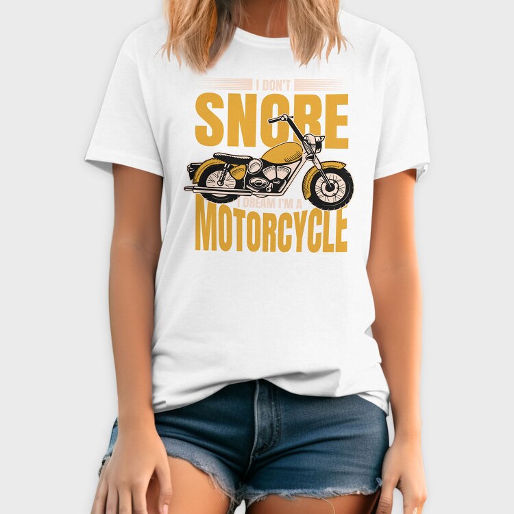 Motorcycle Dream Quote, Tricou Barbati (Unisex)
