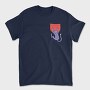 Cat Falling Pocket, Tricou Barbati (Unisex)