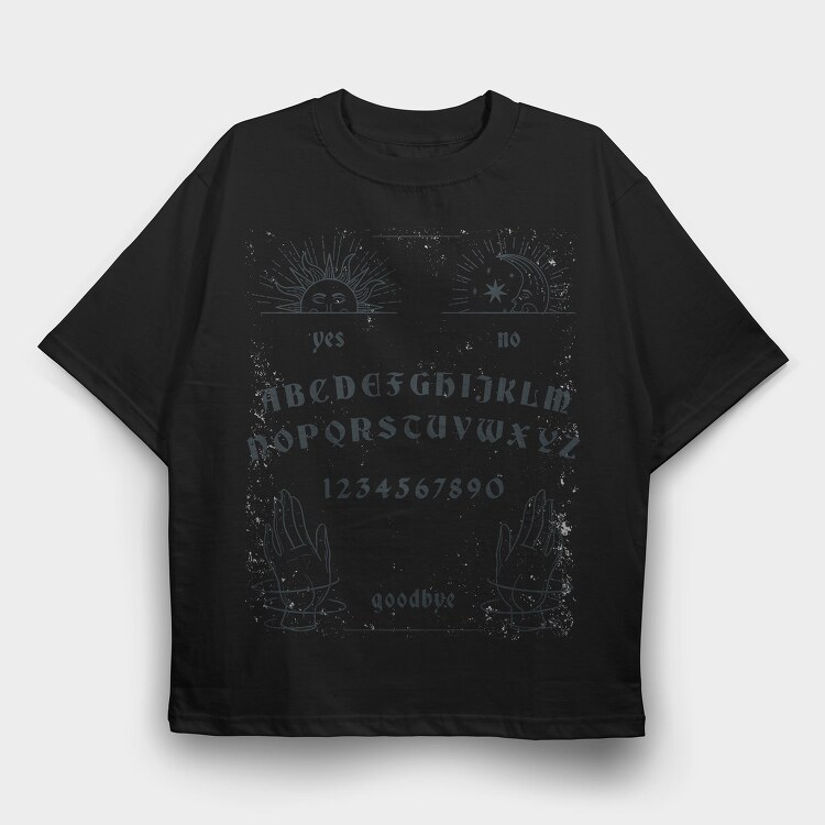 Spirit Board Esoteric Ouija, Tricou Oversize Barbati (Unisex)