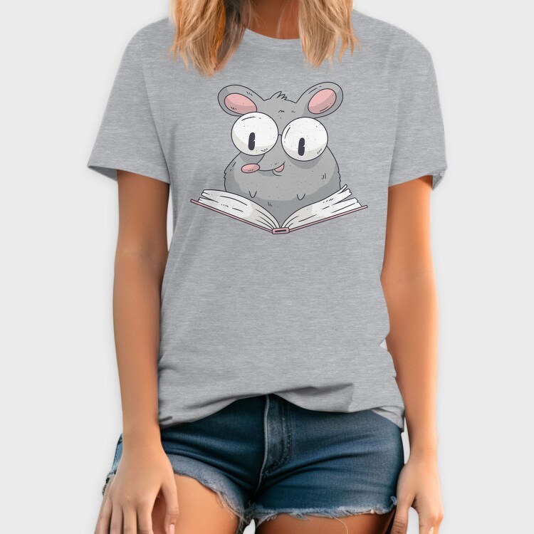 Reading Rat, Tricou Barbati (Unisex)
