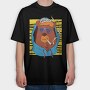 Hip Hop Bear, Tricou Oversize Barbati (Unisex)