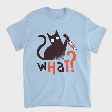 Tricou Barbati (Unisex), Knife Cat