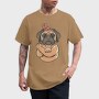 Pug Strong Woman, Tricou Barbati (Unisex)