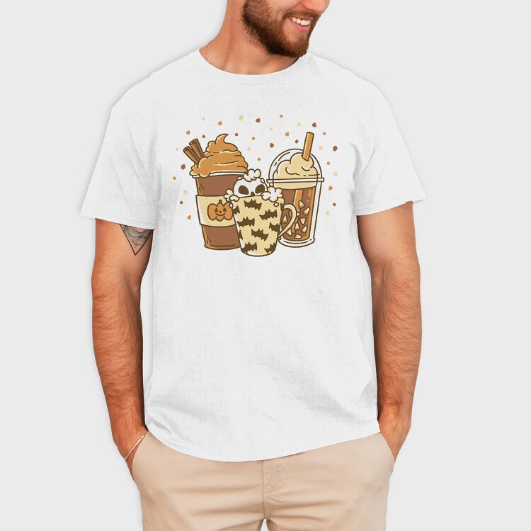 Spooky Coffees, Tricou Barbati (Unisex)