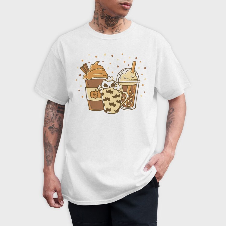 Spooky Coffees, Tricou Barbati (Unisex)