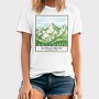 Mountain And Pine Trees Landscape Quote, Tricou Barbati (Unisex)