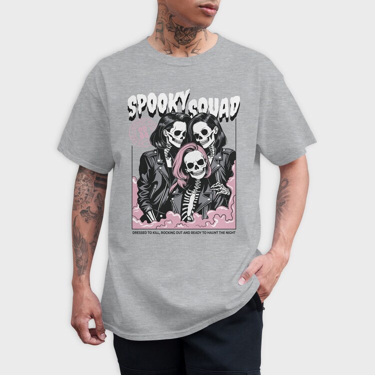 Spooky Squad, Tricou Barbati (Unisex)