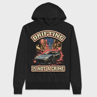 Drifting Is Not a Crime 2, Hanorac Oversize Barbati (Unisex)