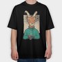 Christmas Gazelle Capricorn, Tricou Oversize Barbati (Unisex)