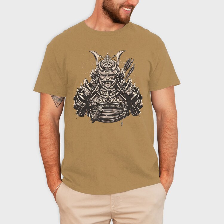 Samurai Warrior Dark, Tricou Barbati (Unisex)