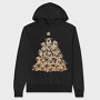Pugs Christmas Tree, Hanorac Oversize Barbati (Unisex)