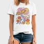 Hippie Mushroom Planet Flower, Tricou Barbati (Unisex)