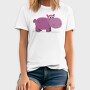 Hippo Huggable, Tricou Barbati (Unisex)