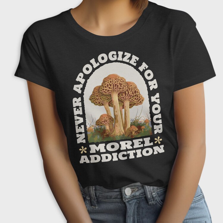 Realistic Morel Mushrooms, Tricou Femei