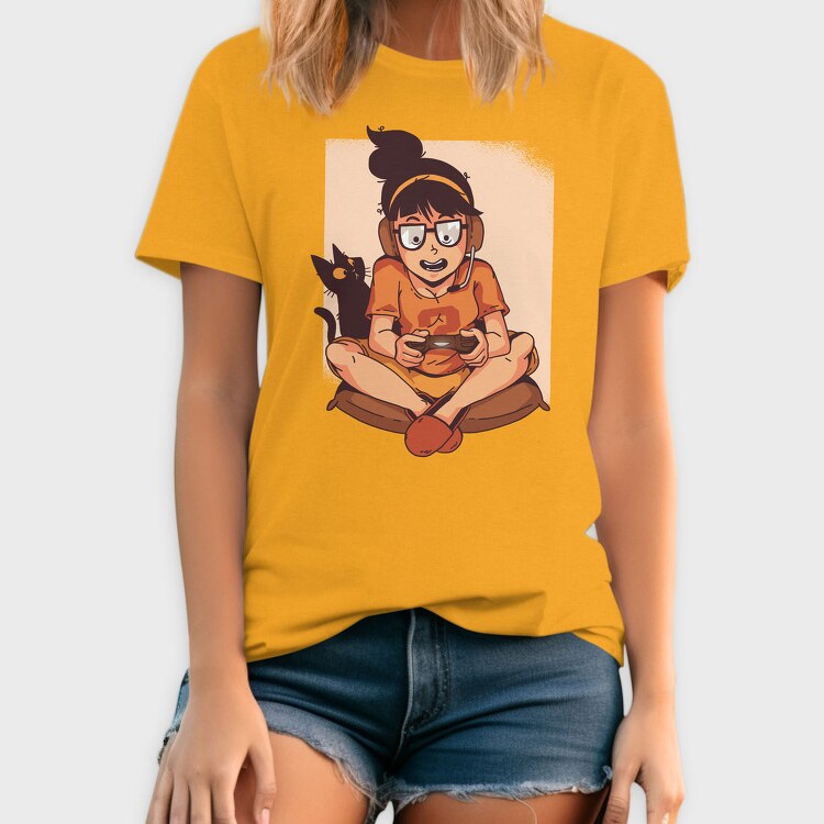 Gamer Girl, Tricou Barbati (Unisex)
