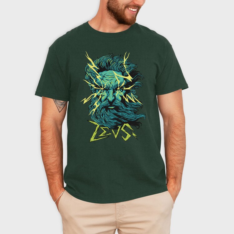 Mythology Zeus, Tricou Barbati (Unisex)