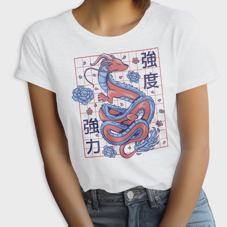 Red Dragon Asian Tote, Tricou Femei