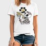 Christmas Skeleton Drinking Beer Beer Mas, Tricou Barbati (Unisex)