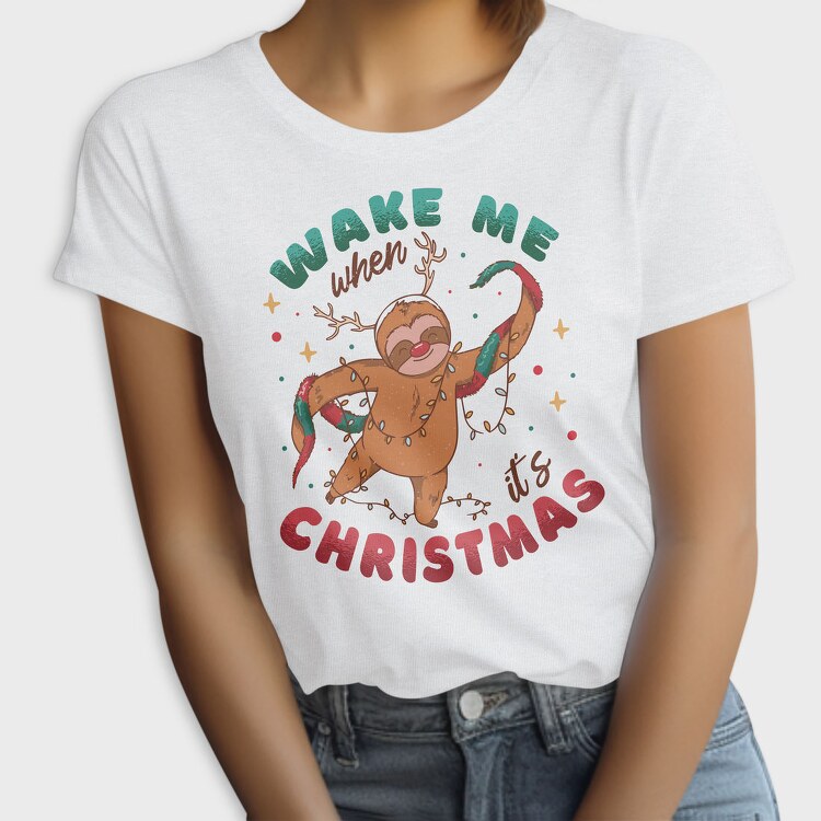 Christmas Sloth, Tricou Femei