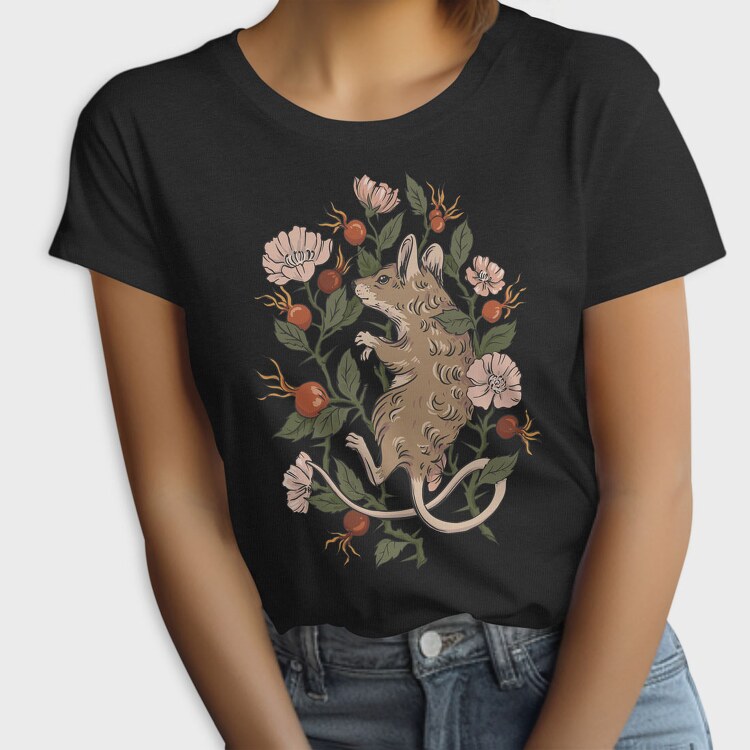 Mouse Rosehip, Tricou Femei