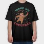 Christmas Sloth, Tricou Oversize Barbati (Unisex)