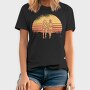 Partner Retro Sunset, Tricou Barbati (Unisex)