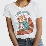Red Panda Animal Cozy Winter, Tricou Femei