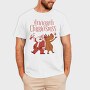 Santa and Deer Drunk, Tricou Barbati (Unisex)