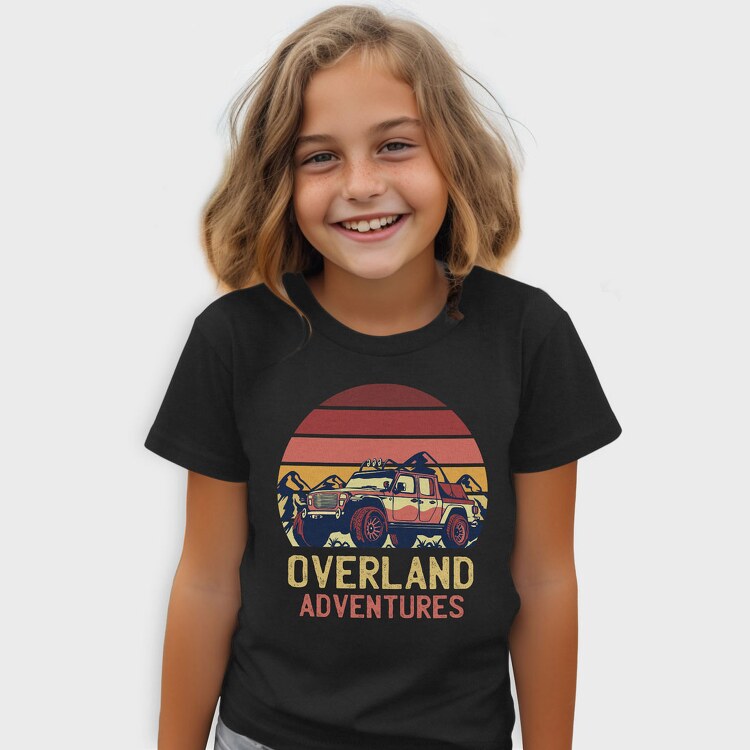 Retro Sunset Overland Adventures, Tricou Copii