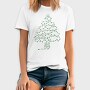 Christmas Tree Made Of Lights, Tricou Barbati (Unisex)