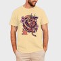 Japanese Dragon Sakura Blossom, Tricou Barbati (Unisex)