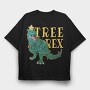 Christmas Tree T Rex, Tricou Oversize Barbati (Unisex)