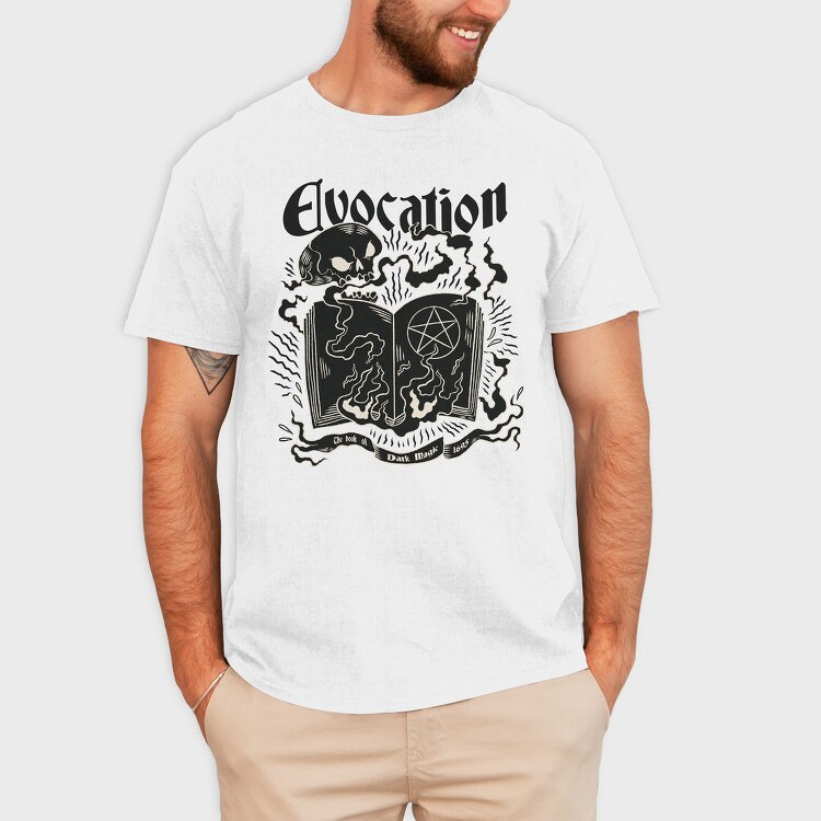 Book Of Dark Magic Witchcraft, Tricou Barbati (Unisex)