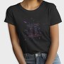 Gemini Floral Zodiac Sign Gemeni, Tricou Femei