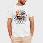 Purrfect Solo Cats Guitar, Tricou Barbati (Unisex)