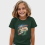 Horse Girl Colorful Hair, Tricou Copii