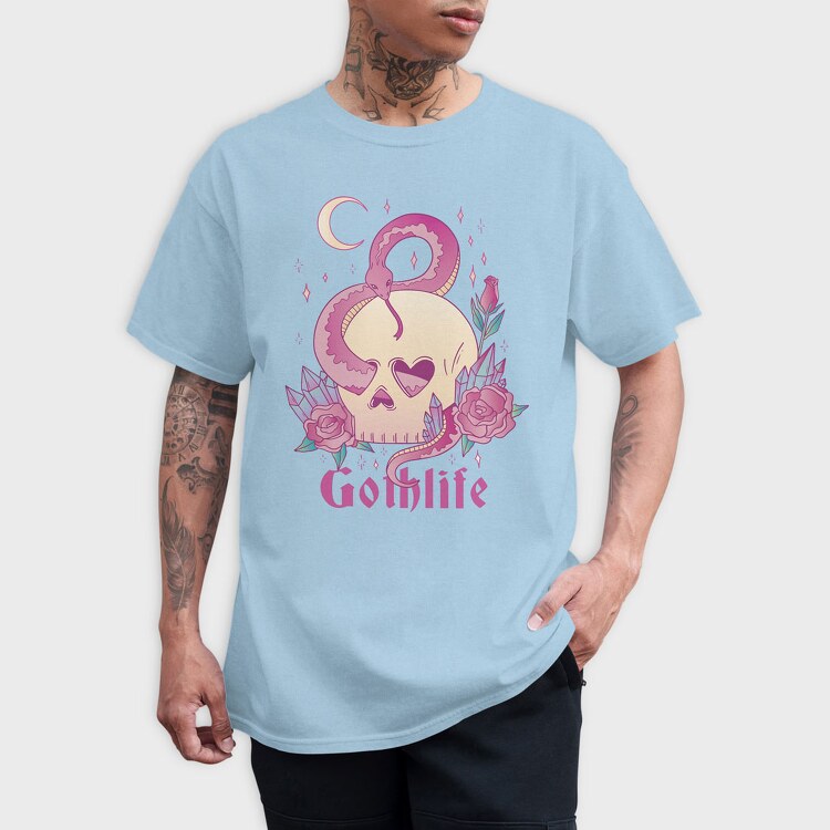 Pastel Goth Life, Tricou Barbati (Unisex)