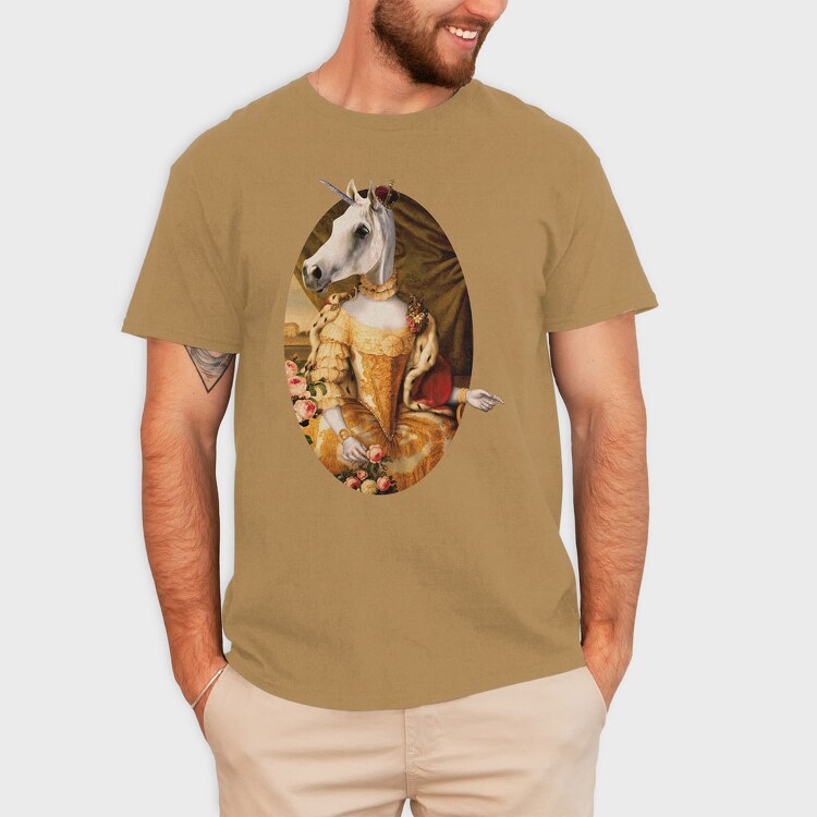 Royal Animals Princess Unicorn, Tricou Barbati (Unisex)