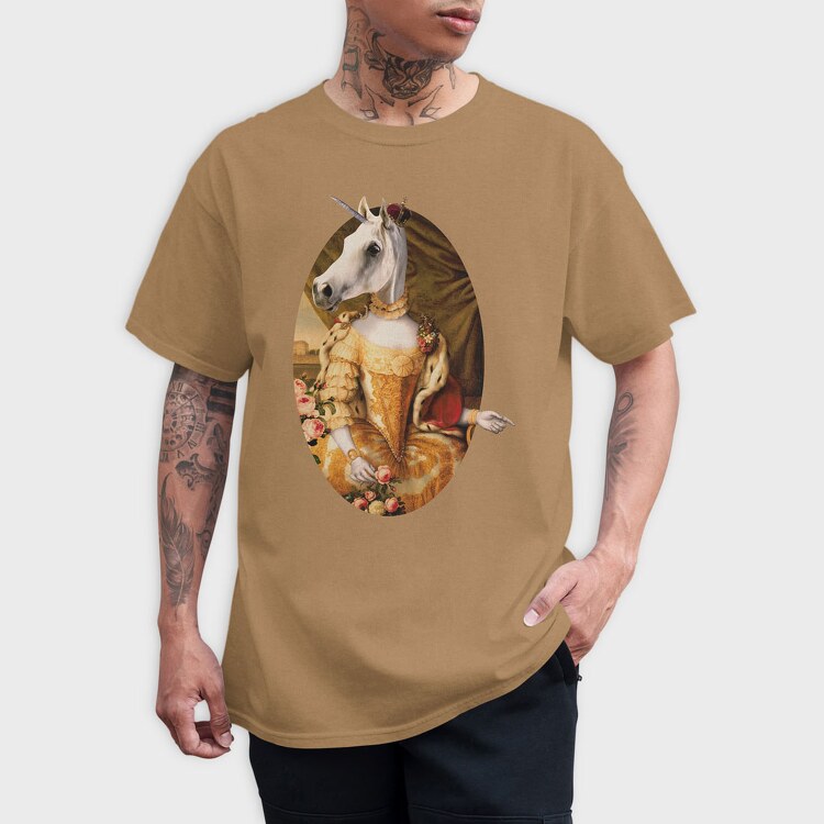 Royal Animals Princess Unicorn, Tricou Barbati (Unisex)