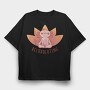Relax Axolotl Yoga, Tricou Oversize Barbati (Unisex)