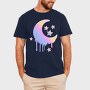 Pastel Moon, Tricou Barbati (Unisex)