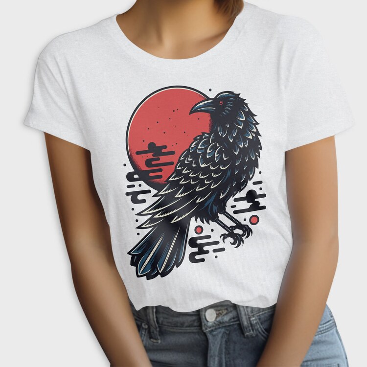 Japanese Style Crow, Tricou Femei