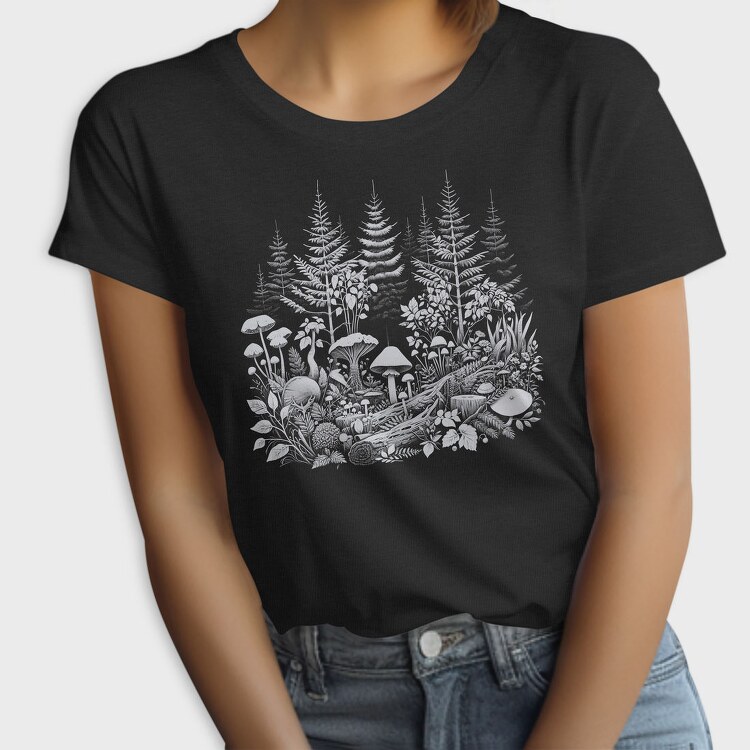 Mushroom Pine Forest, Tricou Femei