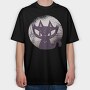 Dark Cat, Tricou Oversize Barbati (Unisex)