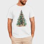 Hot Dog Christmas Tree, Tricou Barbati (Unisex)